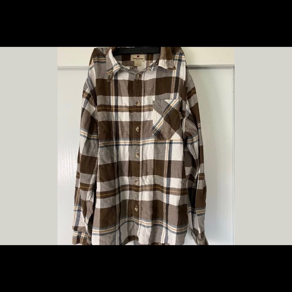 WoolRich Flannel Button Down Long Sleeve - Picture 1 of 7